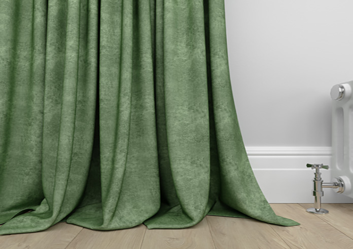 Florence Faux Suede, Hunter Green - Made to Measure Curtains - Image 6